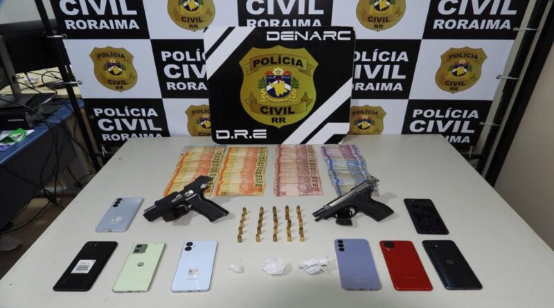 Quatro integrantes de facção venezuelana investigados por tráfico e homicídios são presos em Boa Vista