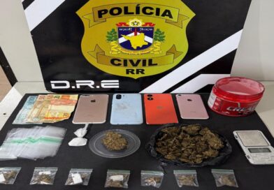 Polícia prende pela terceira vez suspeito de usar casa como ponto de tráfico em Boa Vista