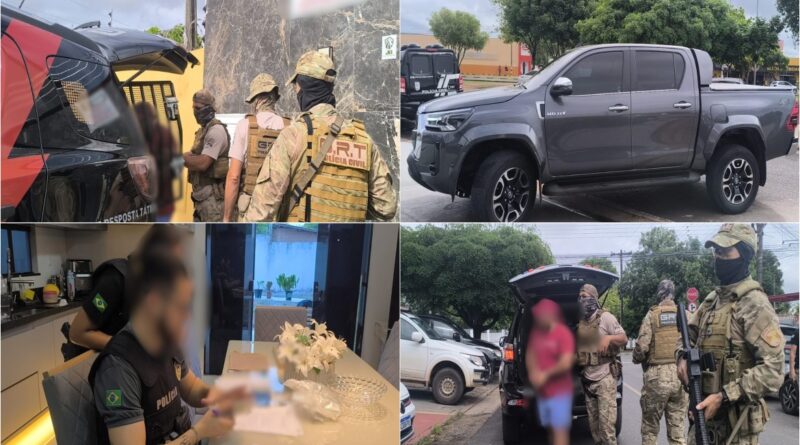 Operação cumpre mandados em vários bairros de Boa Vista contra influenciadores investigados por jogos ilegais