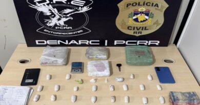 Polícia identifica célula ligada a facção estrangeira e prende dois por tráfico em Boa Vista