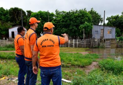 Alagamentos são registrados em Boa Vista após 75 milímetros de chuva em 24 horas