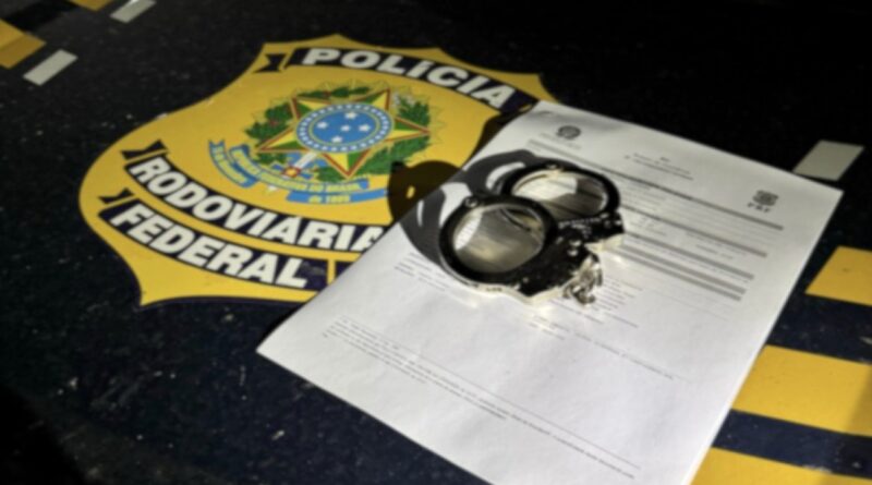 Fiscalização da PRF na BR-401 resulta na prisão de foragido por homicídio no Pará