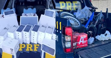 PRF intercepta carga de quase R$ 600 mil em iPhones 17 e MacBooks adquiridos na Guiana