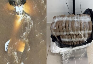 Aeronave com mais de 25 kg de skunk faz pouso forçado em rio após ser interceptado pela FAB e PF em Roraima