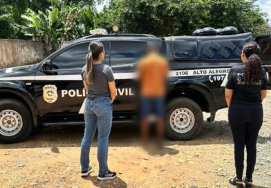 Polícia Civil prende jovem suspeito de ameaçar e perseguir mulher em Alto Alegre