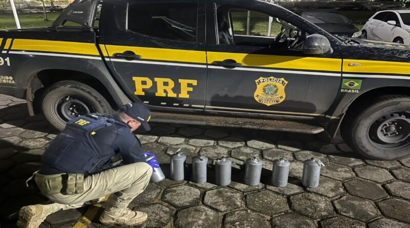 PRF apreende 253 kg de mercúrio no Cantá; total no ano chega a 1,08 tonelada