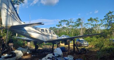 Narcogarimpo: avião modificado para transporte de carga é destruído após ser encontrado em pista clandestina