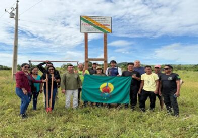 Funai reforça identificação da Terra Indígena Raposa Serra do Sol com instalação de placas